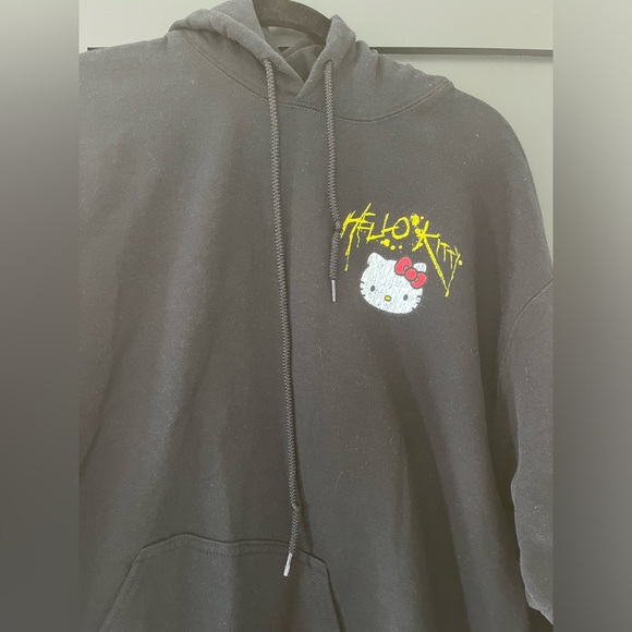 Vintage Hello Kitty rocker vintage style hoodie NWT Sz L - Picture 4 of 6